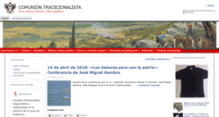 Desktop Screenshot of carlismo.es